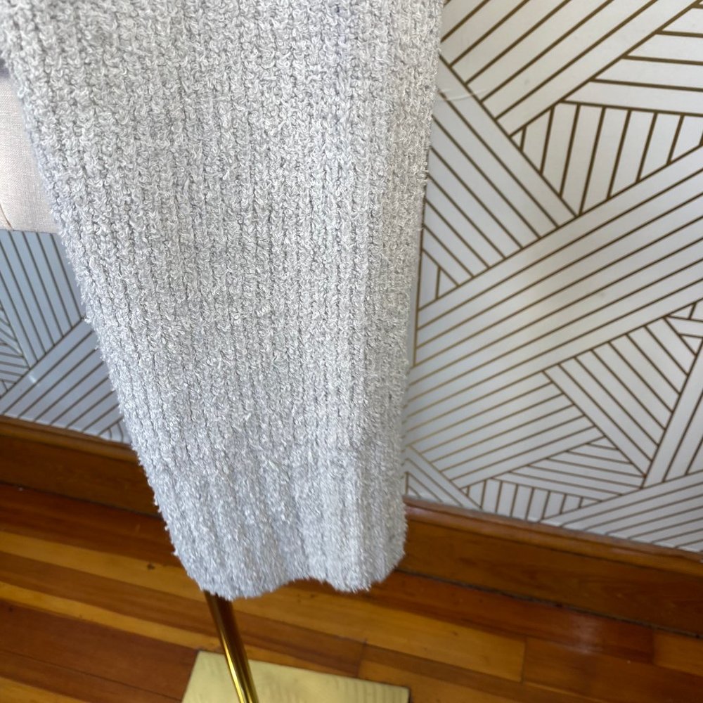 Free People Faux Wrap Sweater in Light Grey - Picture 8 of 8